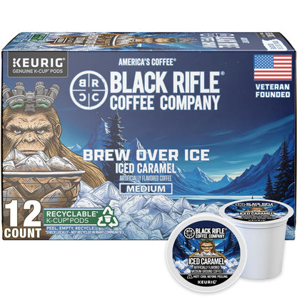 Black Rifle Coffee Medium Roast K Cup Coffee Just Black 32 Count