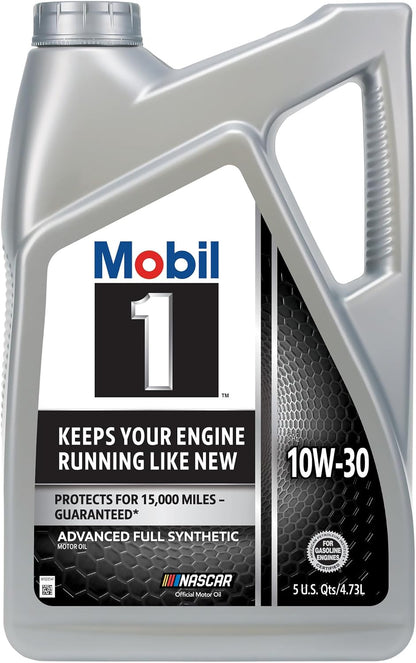 Mobil 1 European Car Formula Full Synthetic Motor Oil 0W-40, 5 Quart