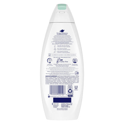 Dove Sensitive Skin Body Wash, 24hr Lotion-Soft Skin, 30.6 oz