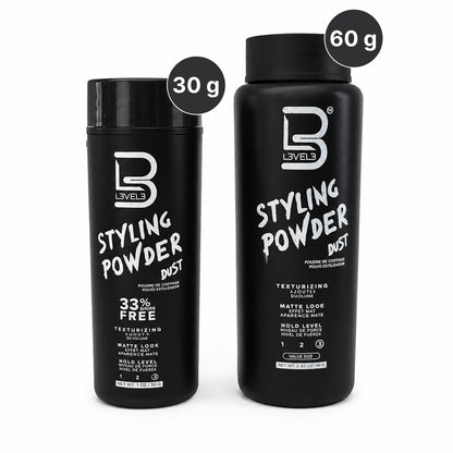 L3 Level 3 Hair Texture Powder for Men, Volume, Natural Look, 30 g