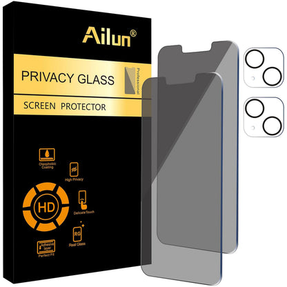Ailun Privacy Screen Protector+Camera Lens Protector for iPhone 17 Pro Max