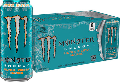 Monster Energy Zero Ultra, Sugar Free Energy Drink, 16 Ounce
