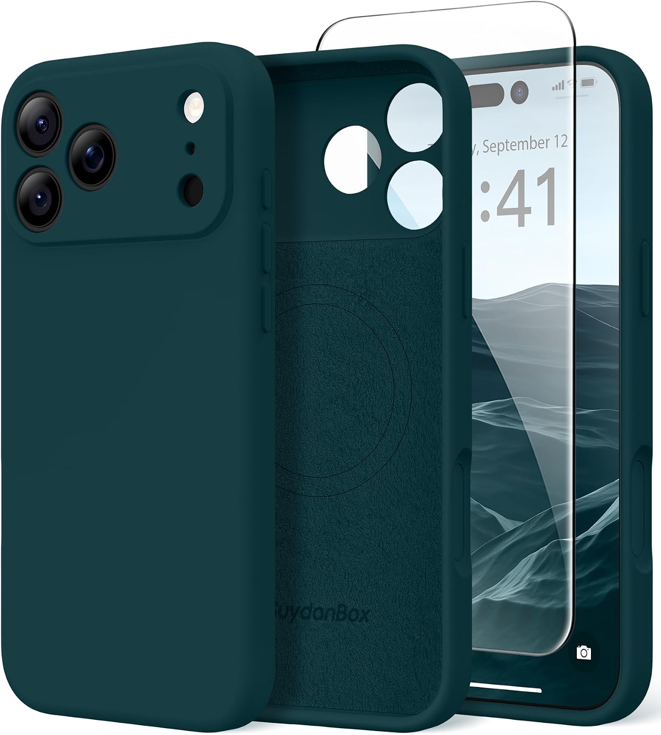 Magnetic for iPhone 17 Case Silicone Matcha