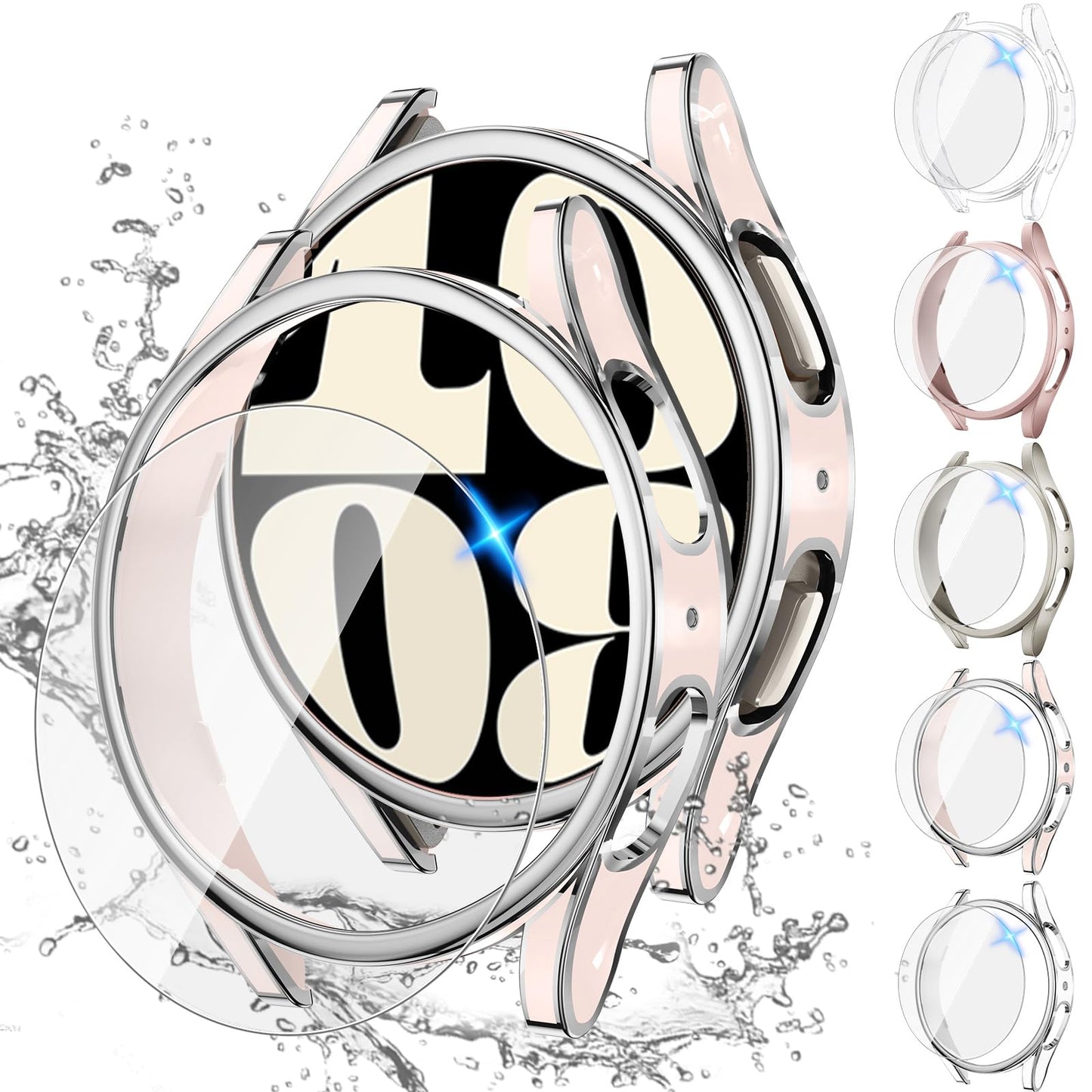 Tensea 5+5PCS for Samsung Galaxy Watch Ultra 47mm Screen Protector Case