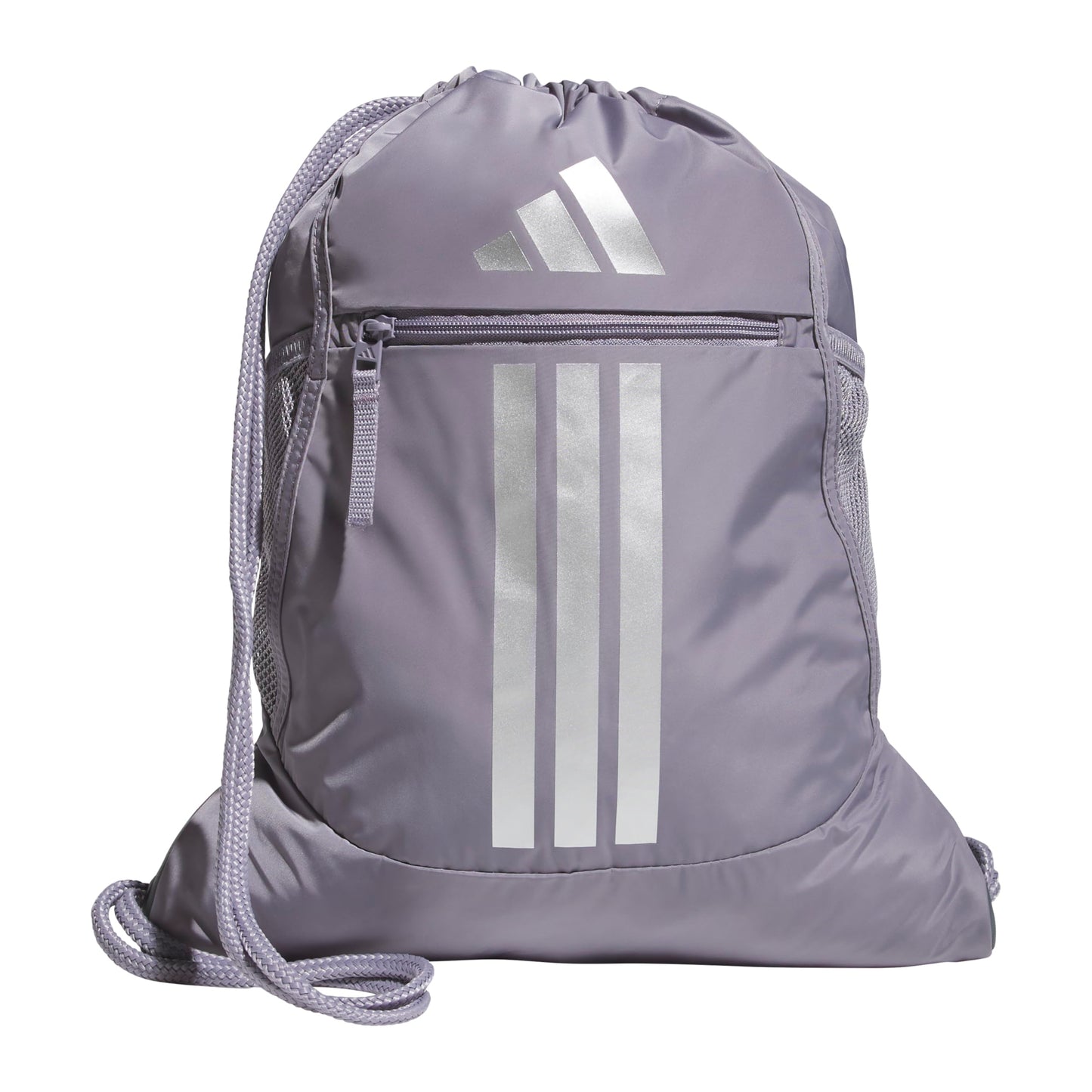 adidas Alliance Sackpack – Drawstring Backpack for Sports, Small Gym Bag, Preloved Teal Green/Black/3, OSFA