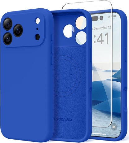 Magnetic for iPhone 17 Case Silicone Matcha