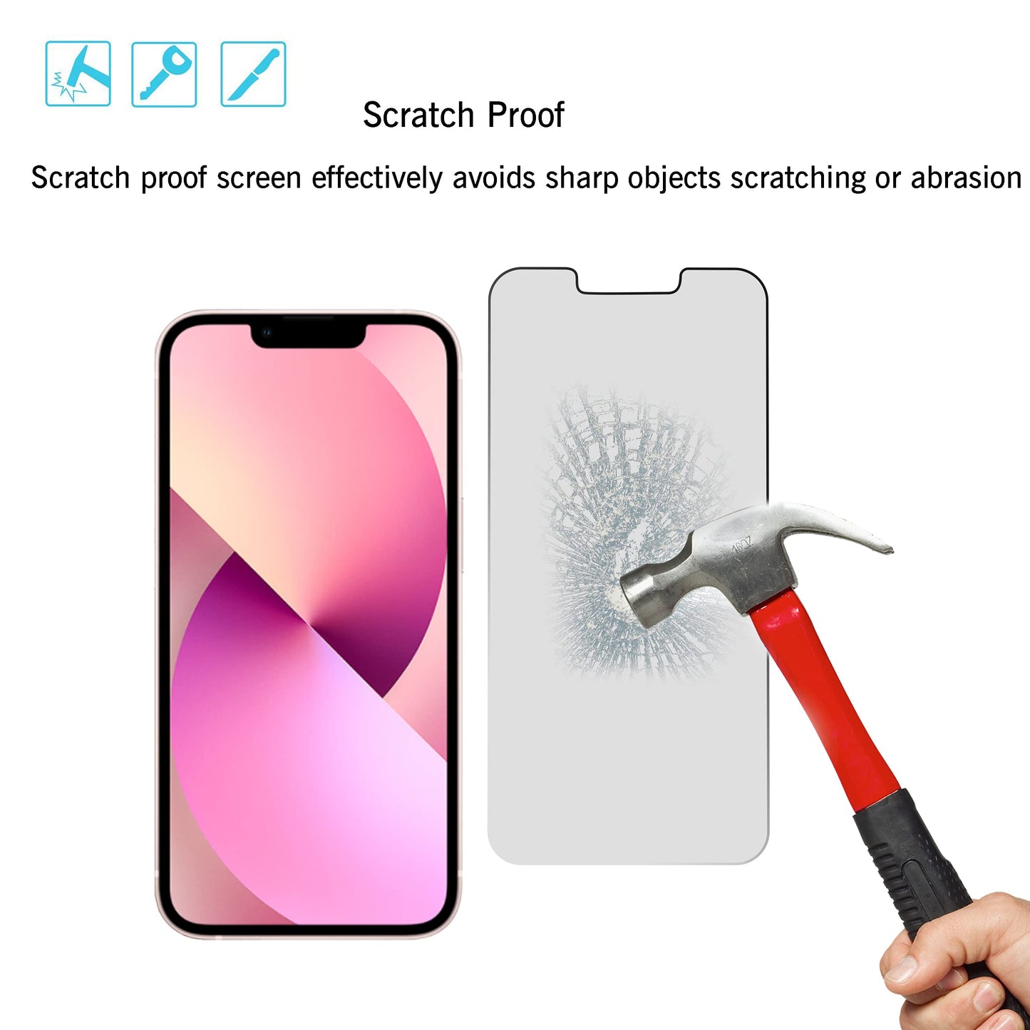 Ailun Privacy Screen Protector+Camera Lens Protector for iPhone 17 Pro Max
