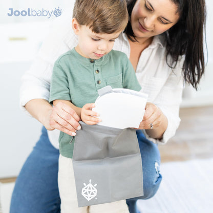 Jool Baby Folding Travel Potty Training Seat – Easy-Remove Pull Tab (Sage)