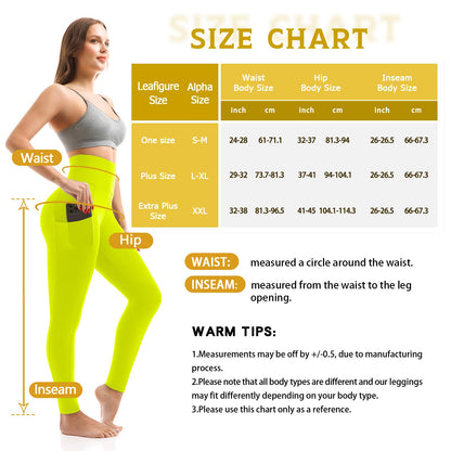 Walifrey Leggings with Pockets for Women