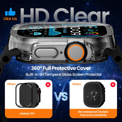 YIJDACASE 3 in 1 Waterproof Case for 40mm Apple Watch SE 3/2/1 Series 6/5/4