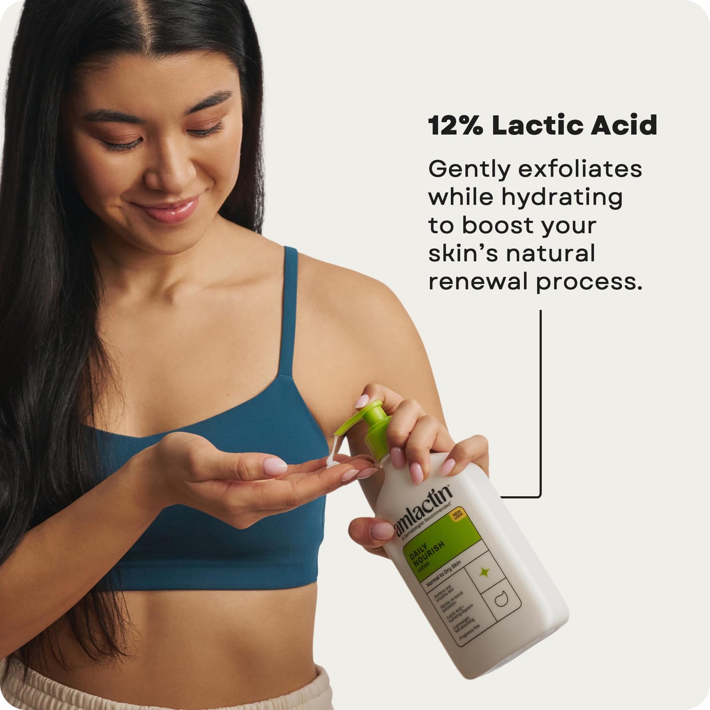 AmLactin Daily Nourish Body Lotion, 12% Lactic Acid, 14.1 oz