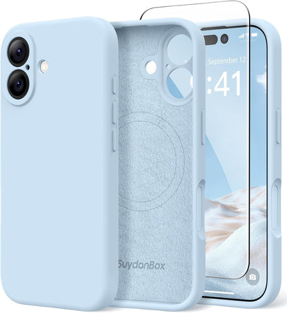 Magnetic for iPhone 17 Case Silicone Matcha