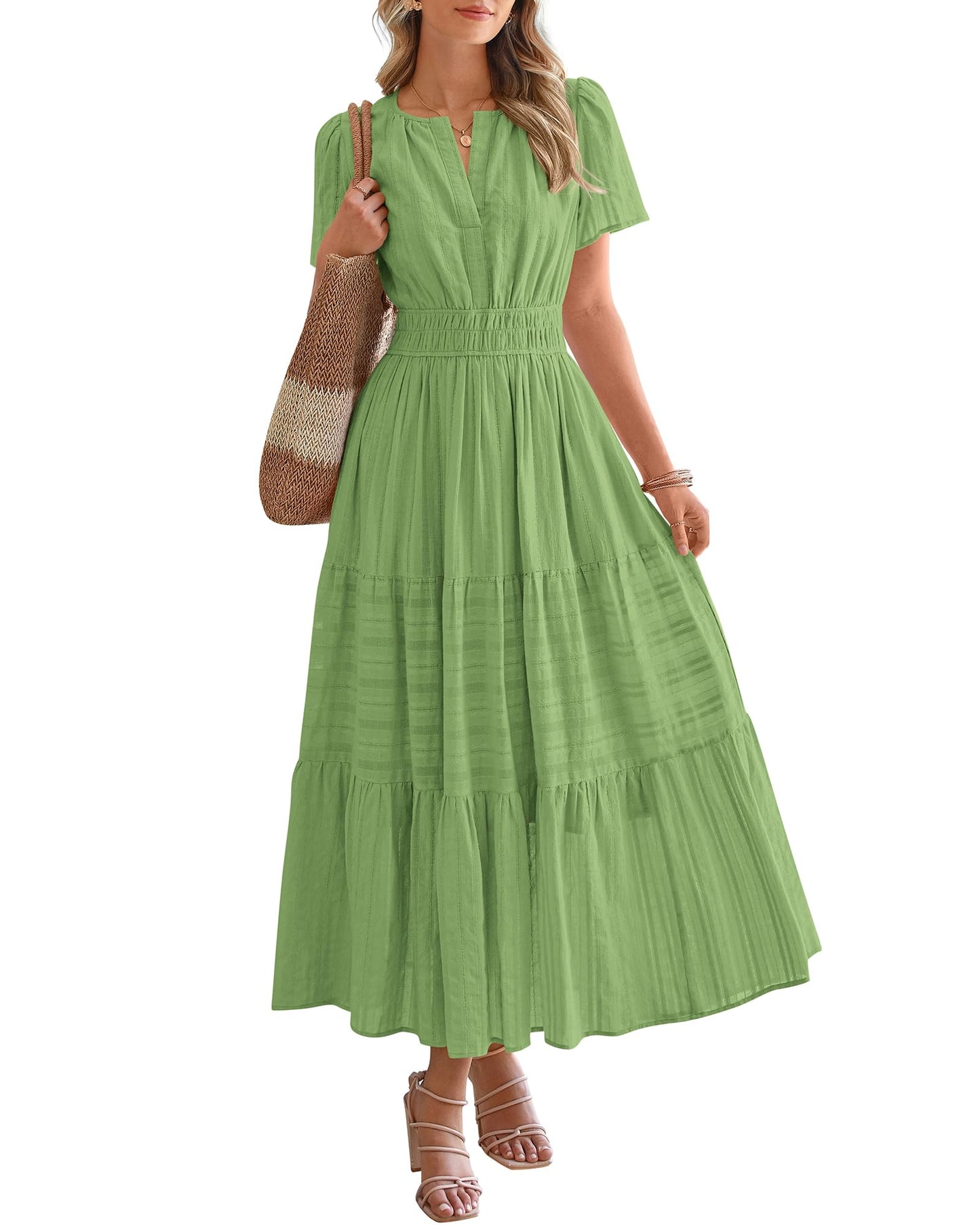 BTFBM Womens Summer 2026 Casual Maxi Dresses