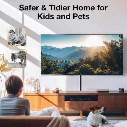 Wire Hider, 157in Delamu Cord Hider Wall, Paintable Wire Covers for Cords, TV Cable Hider Wall Kit, Cable Covers Raceway, Cable Management Hide TV Cords for Wall Mount TV, 10XL15.7 W0.95 H0.55in Brown