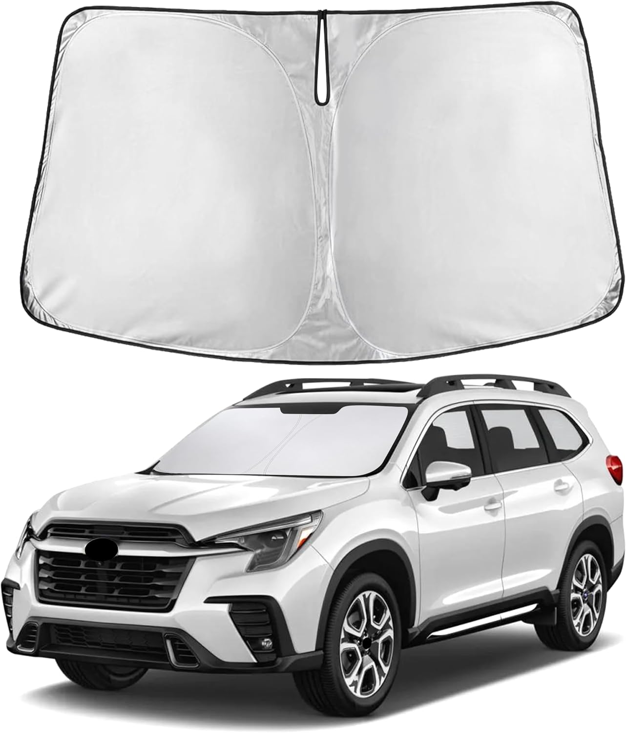 Econour Car Windshield Sun Shade, Front Window Sun Blocker for SUVs,Sedan