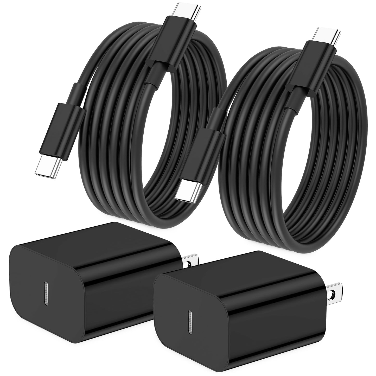 iPhone 17 16 15 Charger Fast Charging,2Pack 20W Apple iPad USB C Wall Charger Block with 6FT USB C to C Cable for iPhone 17/Pro/Pro Max/17 Air/ 16/16 Pro/16 Pro Max/15/Plus/Pro/Pro Max