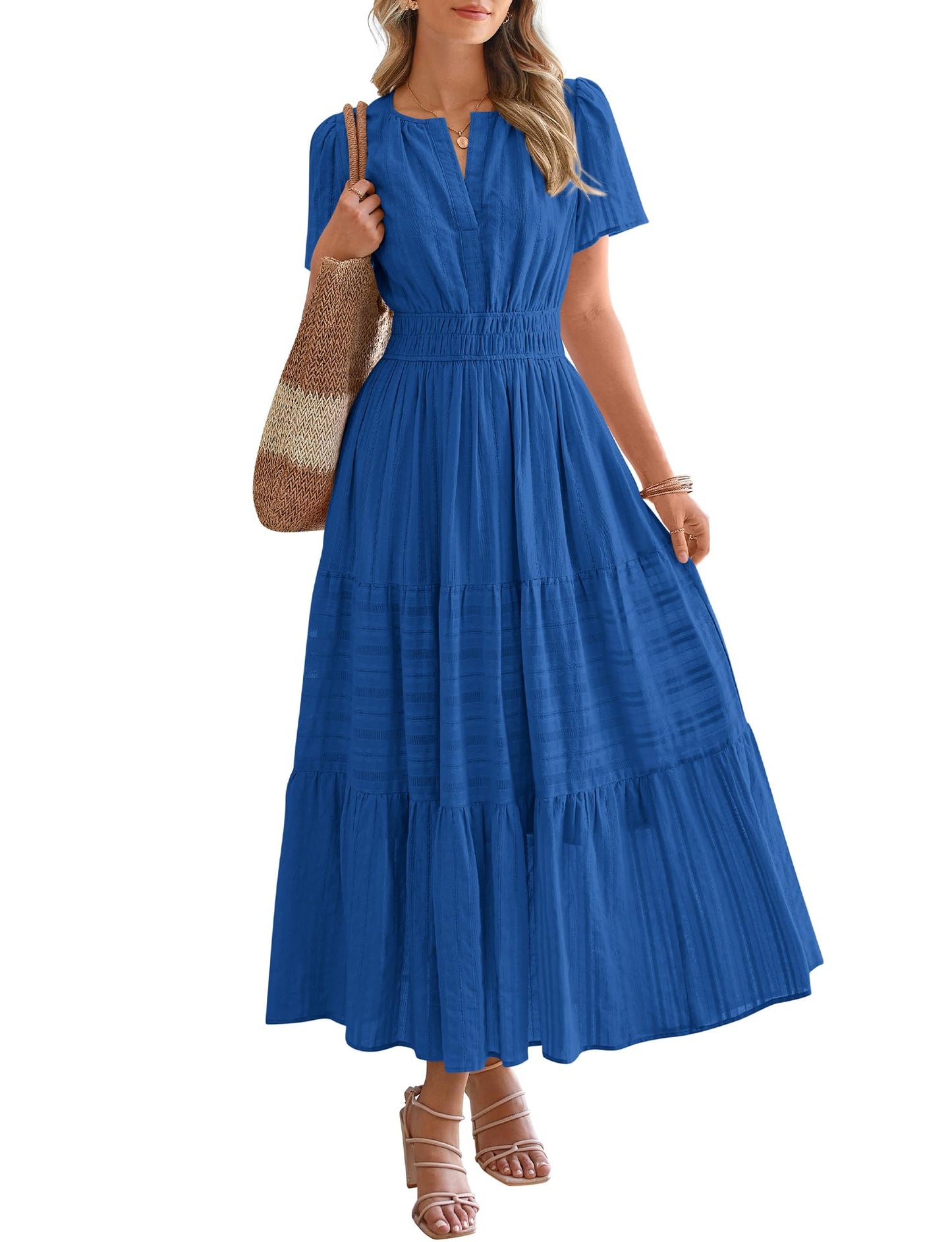 BTFBM Womens Summer 2026 Casual Maxi Dresses