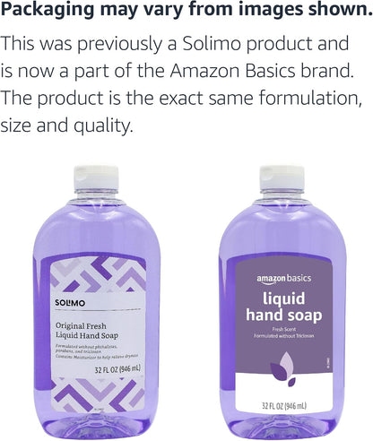 Amazon Basics Liquid Hand Soap Refill, Milk and Honey Scent, Triclosan-Free, pH Balanced, Dermatologist Tested, 50 Fluid Ounces, 2-Pack (Previously Solimo)