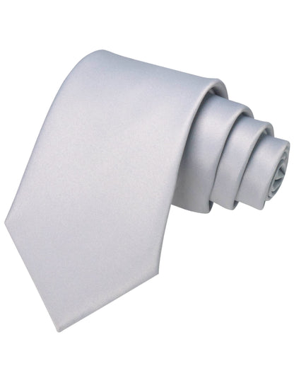 JEMYGINS Solid Color Tie Mens Necktie for Business and Wedding