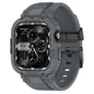 amBand Bands Compatible with Apple Watch 9/8/7/6/5/4 & SE 3/2/1 45mm/44mm Case for Men, M1 Sport Series Rugged Case Protective Cover for iWatch SE3/SE2/6/SE/5/4 44/45 mm Men Black