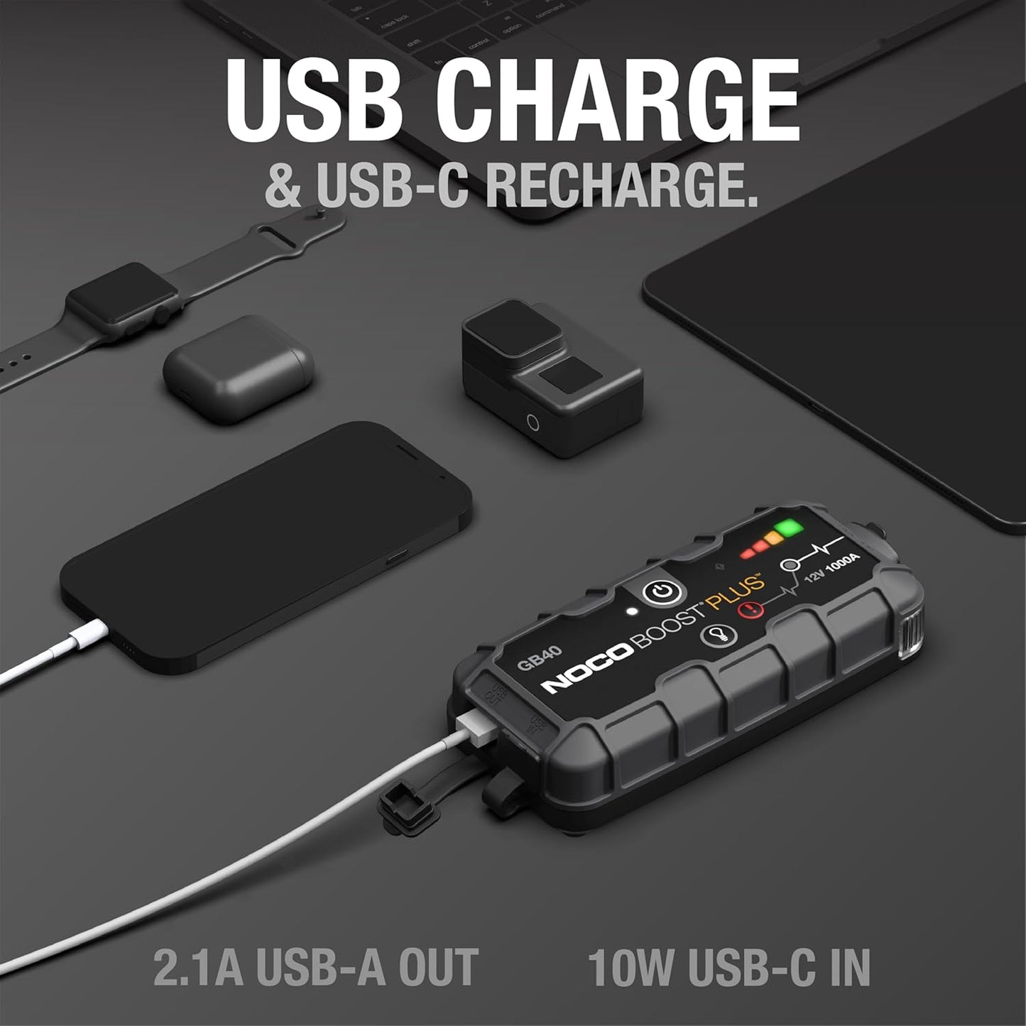 NOCO Boost GB40 12V 1000A UltraSafe Portable Lithium Jump Starter