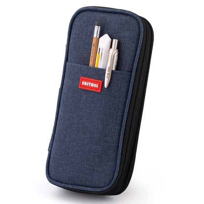 EASTHILL Big Capacity Pencil Case Large Pencil Pouch Stationery Pen Bag for Teen Girls-Green