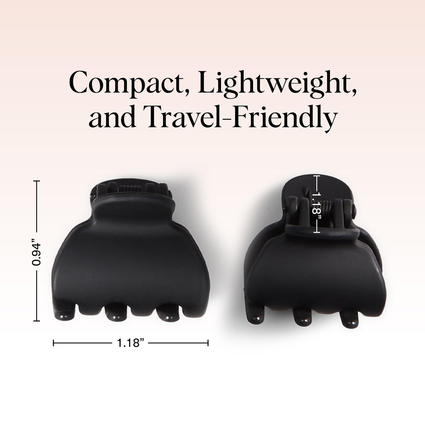 Kitsch Mini Hair Clips for Women - Tortoise & Black, 16 Pcs