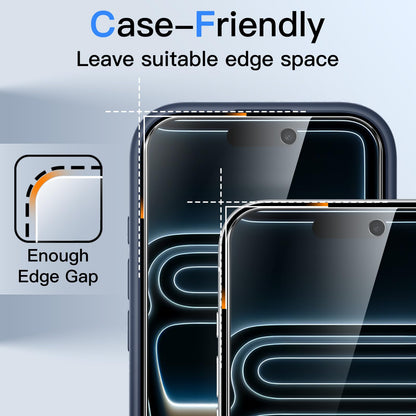 JETech Privacy Screen Protector for iPhone 17 Pro Max, 2-Pack