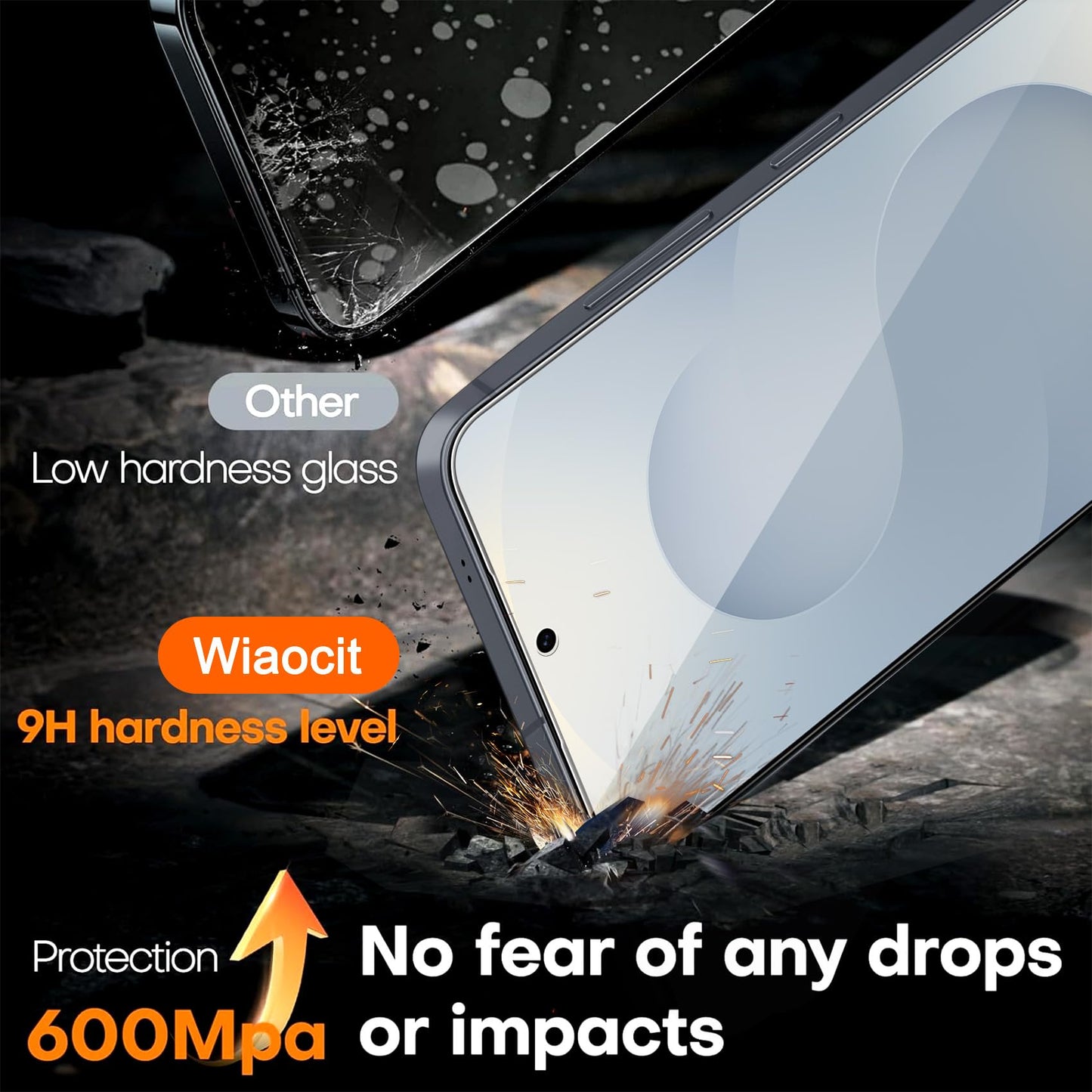 Wiaocit Camera Lens Protector for iPhone 16 Pro/iPhone 16 Pro Max