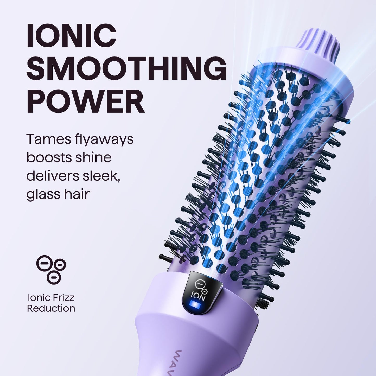 Wavytalk Thermal Brush Blowout Boost 1.5″ Heat Round Brush for Blowout Look