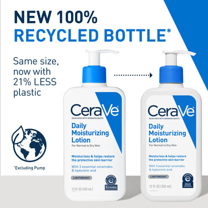 CeraVe Daily Moisturizing Lotion, Face and Body Lotion, Skin care, 19oz