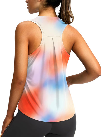 G Gradual Women's Workout Tops Racerback Athletic Tank Tops
