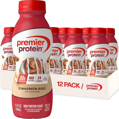 Premier Protein 30g High Protein Shake, Chocolate, 12 Pack