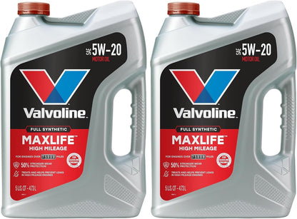 Valvoline MaxLife High Mileage 5W-30 Synthetic Blend Motor Oil 5 Quart