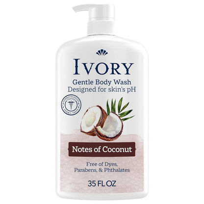 Ivory Body Wash Designed for the Whole Family, Jojoba Scent, 35 oz
