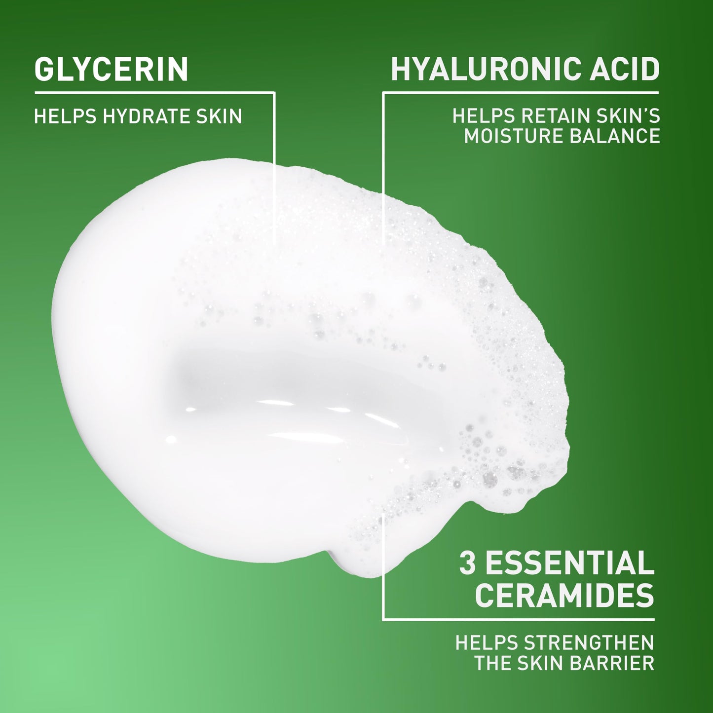 CeraVe Hydrating Cream To Foam Cleanser, Face Wash for Dry Skin, 8 Fl Oz (Pack of 12)