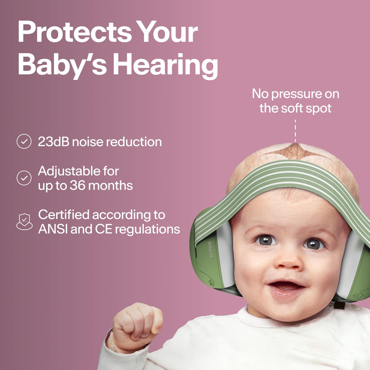 Alpine Muffy Baby Ear Muffs Noise Protection | Toddler Ear Protection