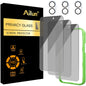 Ailun Privacy Screen Protector+Camera Lens Protector for iPhone 17 Pro Max