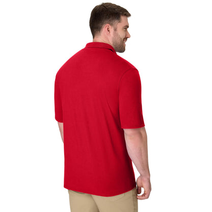 Hanes Men’s X-Temp Short Sleeve Polo Shirt, Midweight Men's Shirt