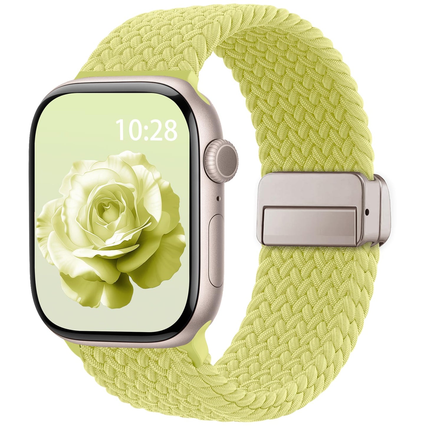 Braided Stretchy Magnetic Band Compatible with Apple Watch Bands Women Men