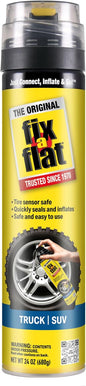 Fix-A-Flat Tire Repair, 16 oz, 2-Pack | Emergency Use | Eco-Friendly Formula | For Standard Tires | Universal Fit