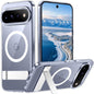 Magnetic Compatible with iPhone 14 Pro Max Case, [Built-in Invisible Kickstand][Compatible with MagSafe] [Military Grade Shockproof] Slim Translucent Matte Phone Case for iPhone 14 Pro Max 6.7"