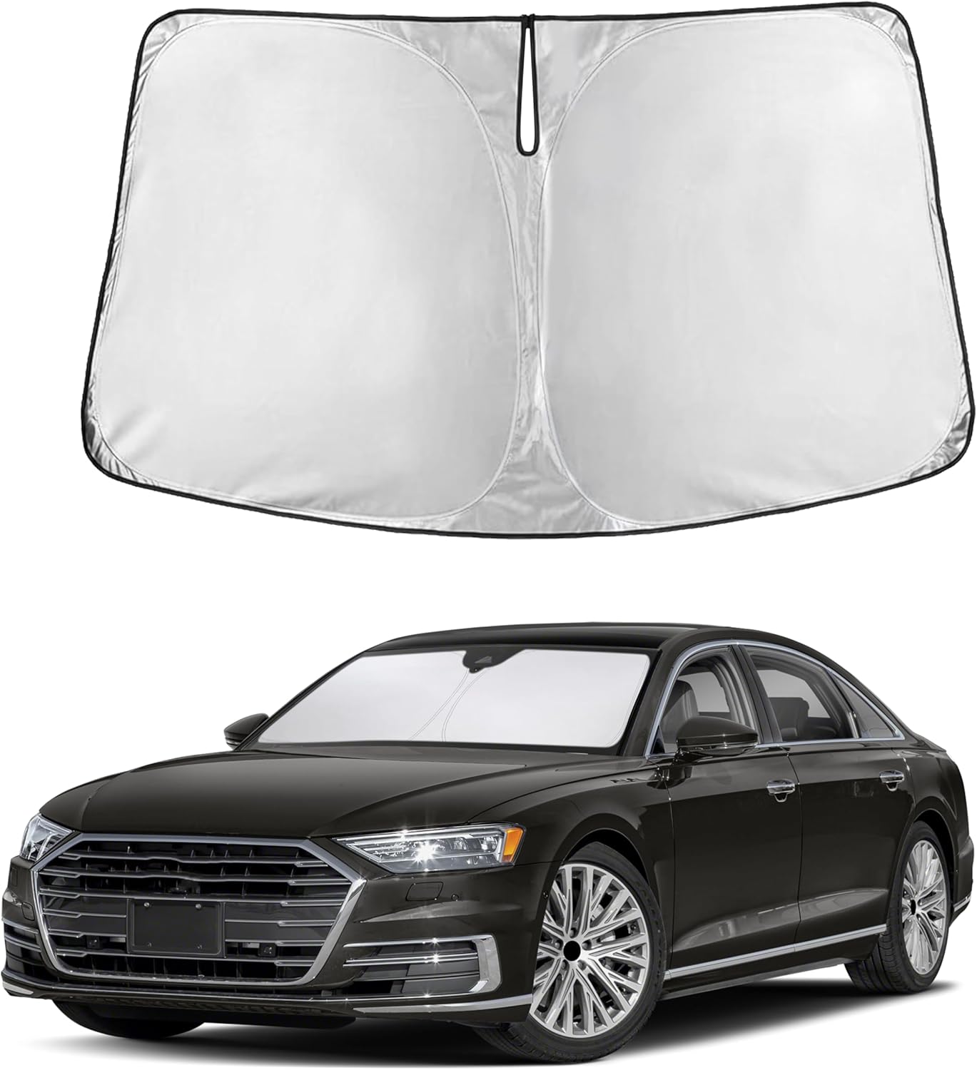 Econour Car Windshield Sun Shade, Front Window Sun Blocker for SUVs,Sedan