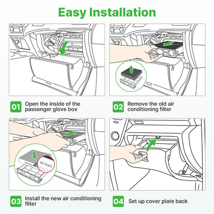 Engine+Cabin Air Filter Fit for 2014-2020 Rogue, 2017-2022 Rogue Sport