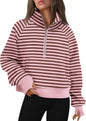 AUTOMET Womens Sweatshirts Half Zip Fleece Pullover Fall Outfits
