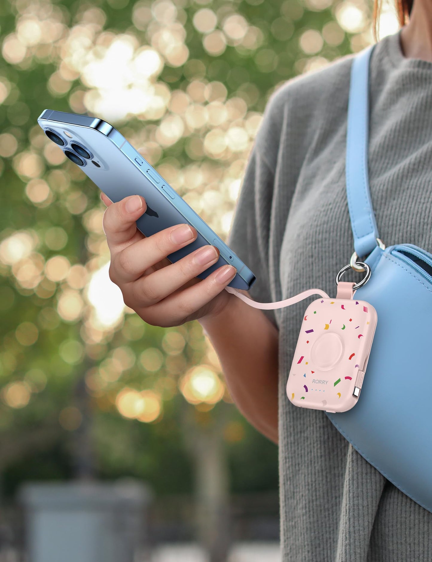 RORRY CharmGo Portable Charger, 5000mAh Portable Charger Power Bank