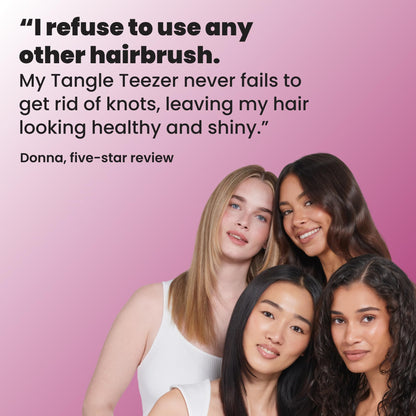 Tangle Teezer Ultimate Detangler Brush, Straight to Wavy, Liquorice Black