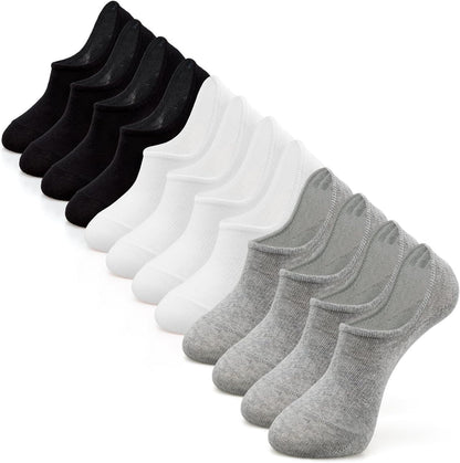 IDEGG Women & Men No Show Low Cut Anti‑Slip Casual Sports Running Socks