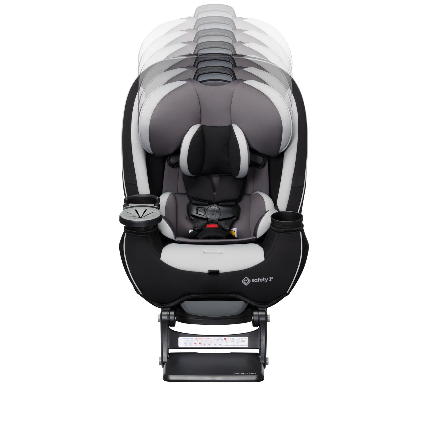 Safety 1st Grow and Go All-in-One Convertible Car Seat, Rear Facing, 5-40 lbs, Forward Facing (30–65 lbs), High Back Booster Seat 40-100 pounds, Alaskan Blue