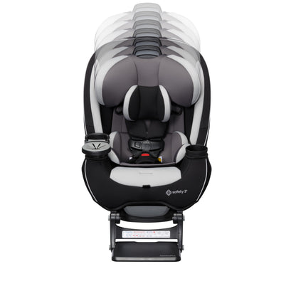 Safety 1st Grow and Go All-in-One Convertible Car Seat, Rear Facing, 5-40 lbs, Forward Facing (30–65 lbs), High Back Booster Seat 40-100 pounds, Alaskan Blue